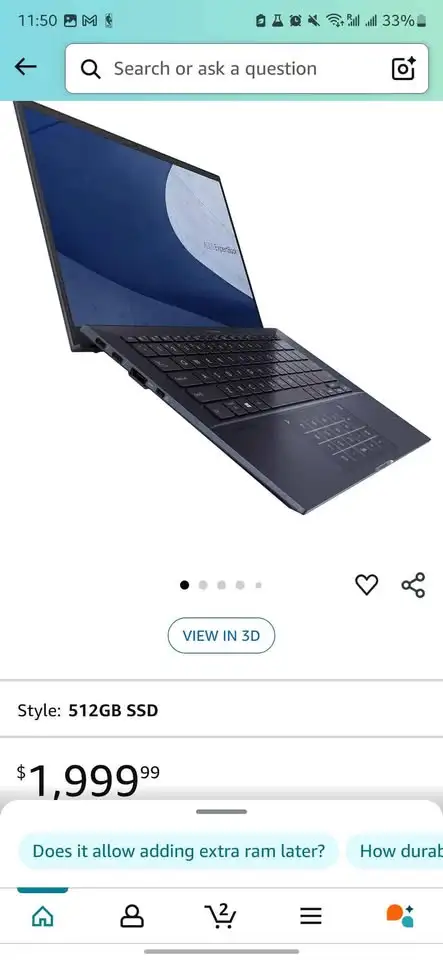 ASUS ExpertBook B9450F – Intel i7 | 16GB RAM | Lightweight Busin in Laptops in Mississauga / Peel Region - Image 5