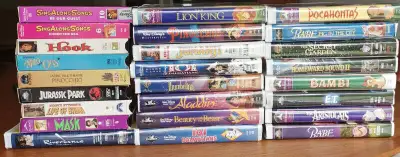 Various VHS Tapes For Sale, View more