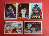 Lot of Nolan Ryan Baseball Cards