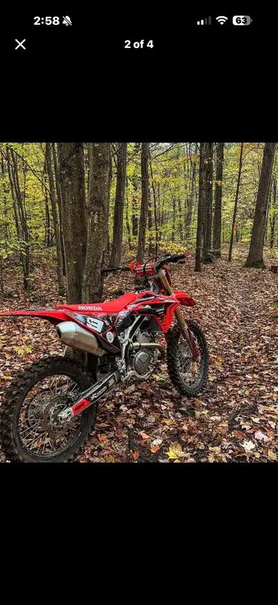 Paid 13 brand new I received it and put a decal kit onto it and used it on a couple trails and been...