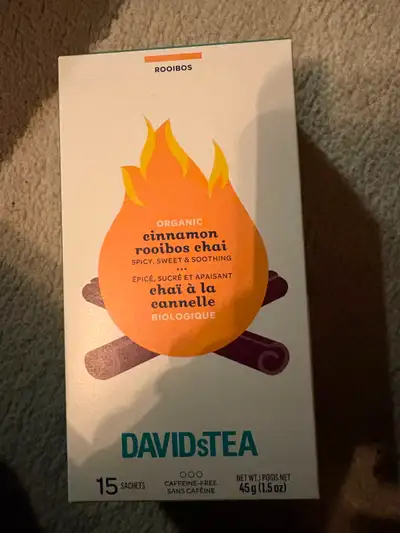 David’s tea cinnamon rooibos chai, View more