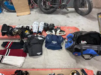 Youths hockey equipment, View more