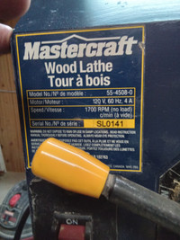 Mastercraft Wood Lathe
