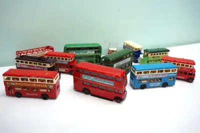 London Double Decker die-cast scale model buses (12 in total), View more