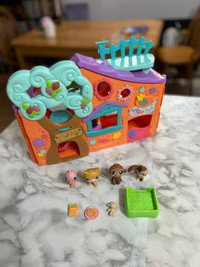 Hasbro Littlest Pet Shop LPS Orange Club Playset Tree House W/ S