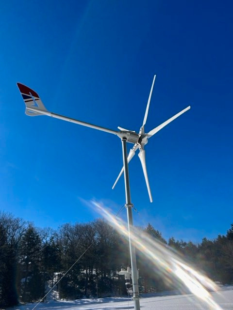 Istabreeze 1500 wind turbine in General Electronics in Muskoka