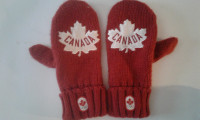 MITTENS :) CANADA OLYMPIC MITTENS, 2012- worn once-no tags