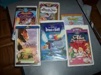 Films VHS , pour enfants et adultes....liste détaillée