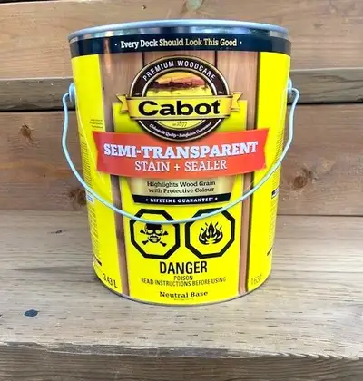 CABOT, SEMI-TRANSPARENT STAIN + SEALER, View more