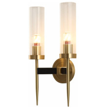 Brass Wall Sconce Light- Vanity Lighting Fixture - NEW