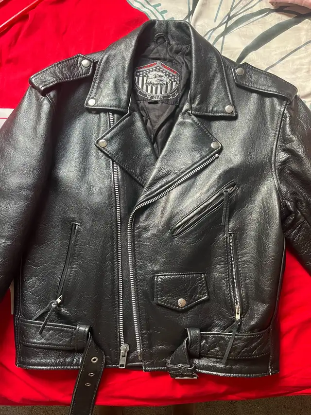 Leather Biker jacket562453721531043841