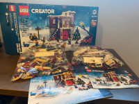 LEGO 10263 Winter Village Fire Station Used Complete w/Box