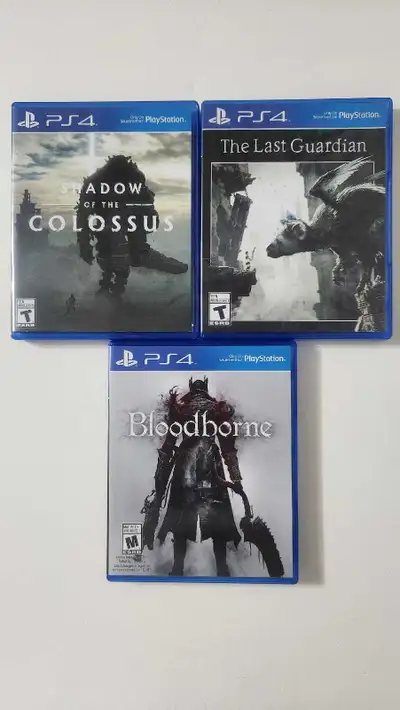 PS4 games - Team ICO and Bloodborne, View more
