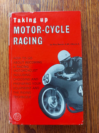 TAKING UP MOTORCYCLE RACING by ROY BACON 1973 SCARCE