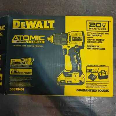 DeWalt Atomic 20V Max Brushless Drill/Driver Kit, View more