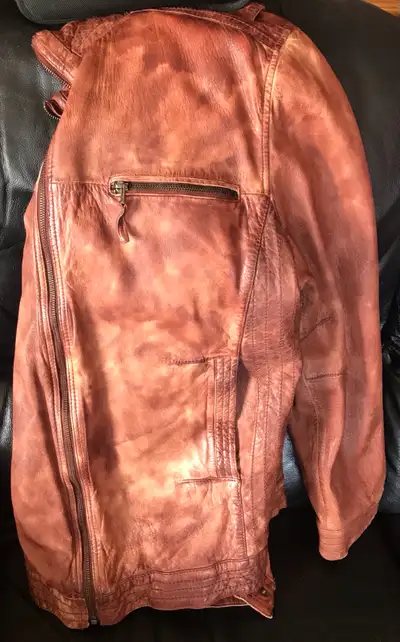 Mens size 48 leather jacket, View more