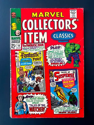 Marvel Collectors Item Classics #10 - 1967 - FF, Hulk, Iron Man, View more