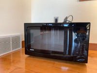 Microwave, 1100 watts, black