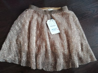 ***Brand New*** Zara Girl's Sparkly Skirt Size 8