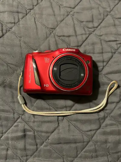 Canon PowerShot SX150 IS 14.1MP Red Digital Camera, View more