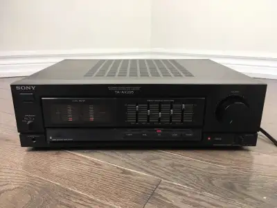 FREE - Sony Integrated Stereo Amplifier TA-AX295, View more