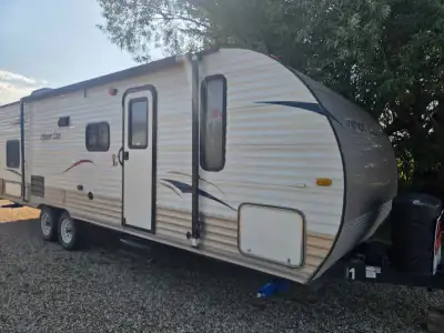 27 ft w/slide out A/C Front Queen Bed Rear Jack & Jill bunks Good condition, everything works. First...