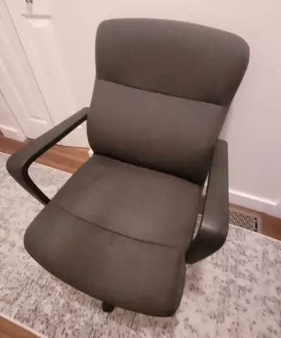 Brookmere Fabric Executive Chair, Grey, View more