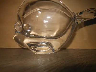 Fish Shaped Crystal Bowl, View more
