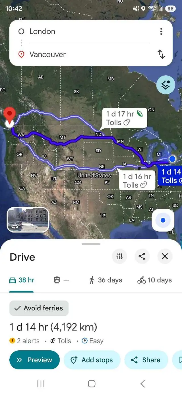 Long distance driving and delivery services497683346238351361