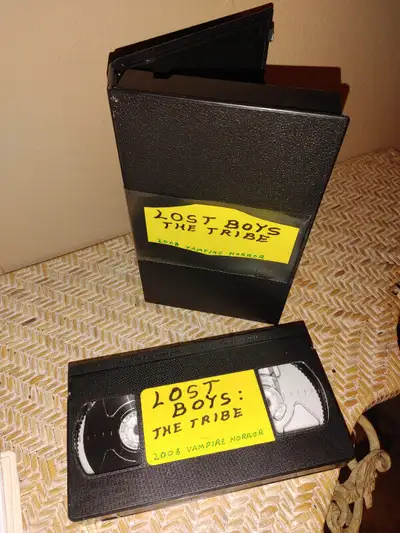 VINTAGE VHS TAPE.... SELLING AS A BLANK TAPE....LOST BOYS : THE TRIBE ...2008 VAMPIRE HORROR .....VH...