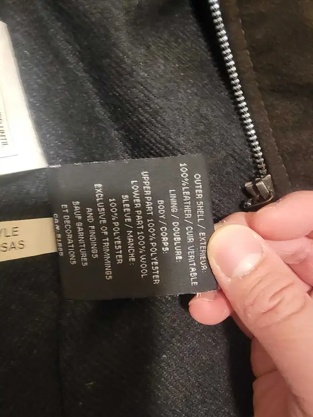 Regency by LaMarque - Double Collar Leather Jacket64264277972098124