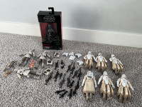 Star Wars Hasbro Black Series 6 inch Hoth Figure Lot
