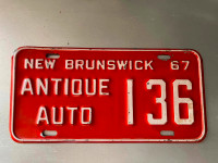 Antique / Collector Car License Plates