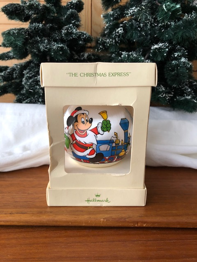 Vintage 1978 Hallmark Disney Satin Ball Christmas Ornament Mint, View more