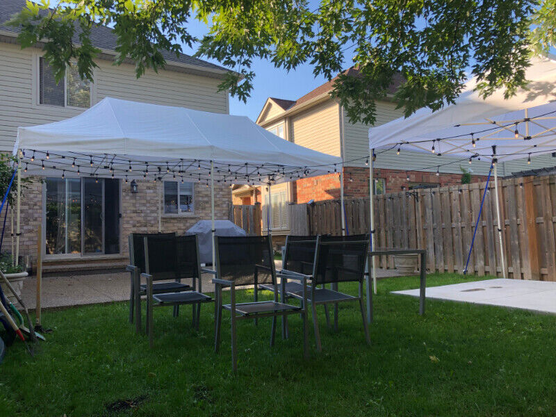 Pop Up Canopies, Chairs, Tables, Linens for Rental Waterloo Outdoor Décor Kitchener