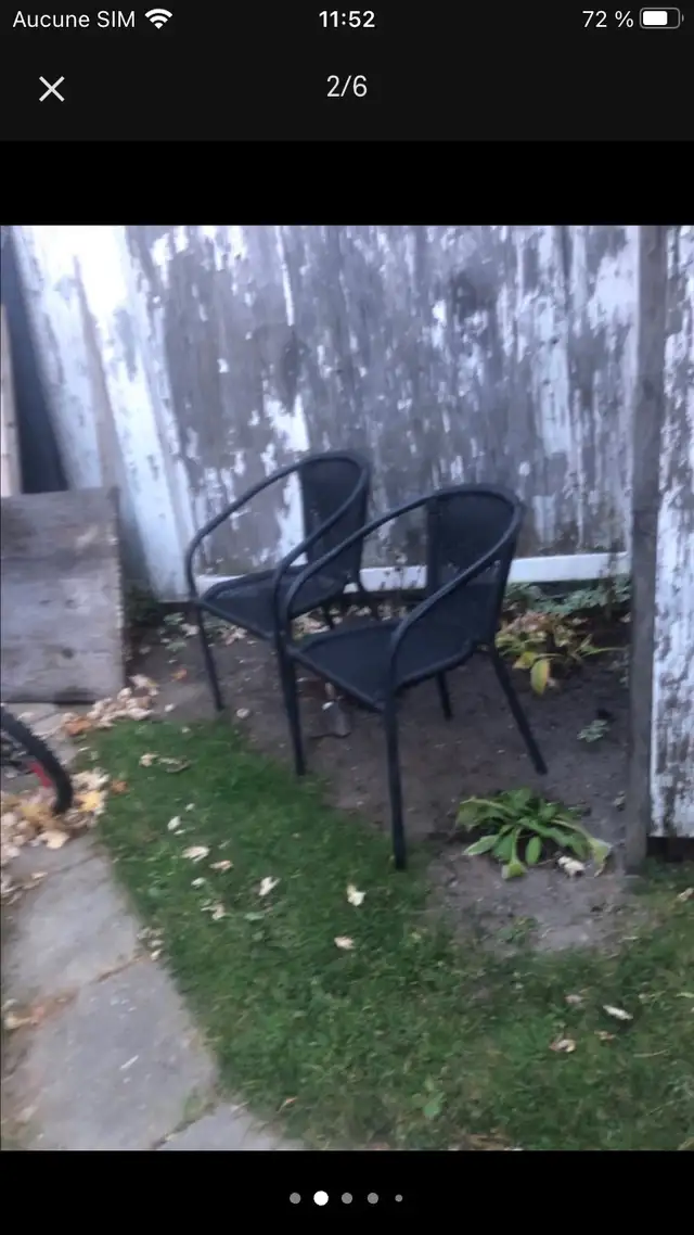 2 chaises en rotin pour extérieur  in Patio & Garden Furniture in Longueuil / South Shore - Image 3