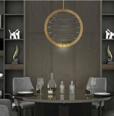Modern Gold Ring Chandelier, View more