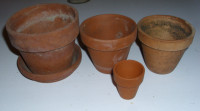 8 Clay Pots