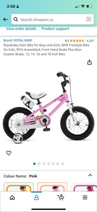 14 inches kids bike