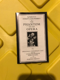 1990 original The Phantom of Opera cassette