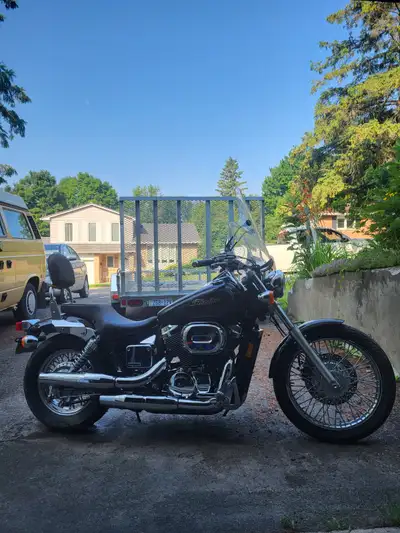 2003 Honda Shadow VT750. Original owner, 42K, good condition. Selling as is, needs fork seals, rear...