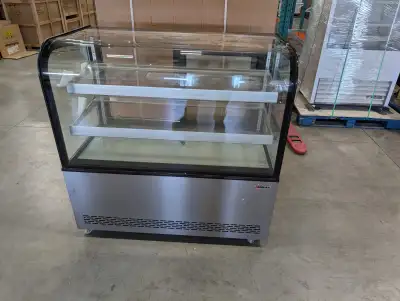 Omcan 2 Tier 48" Refrigerated Floor Pastry Display Case, View more