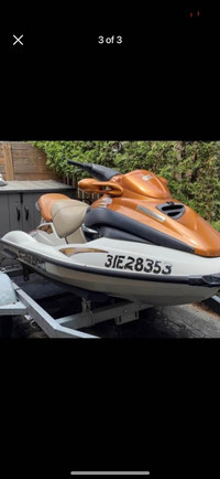 Two GTX 800 three seater seadoos for sale 