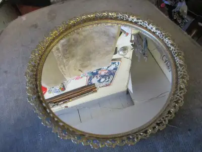 Selling quickly at $30.00 ....has a hook for hanging on the wall as shown......its 1 inches deep x 9...