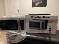 Hamilton Beach stainless steel microwave 