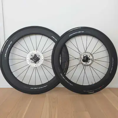 Dura Ace C60 R9270 + Tires + Rotors Road Bike Carbon Wheelset, View more