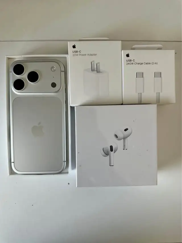iPhone 18 Pro 256GB 100% btry + AirPods Fast Charger & Delivery | Cell ...