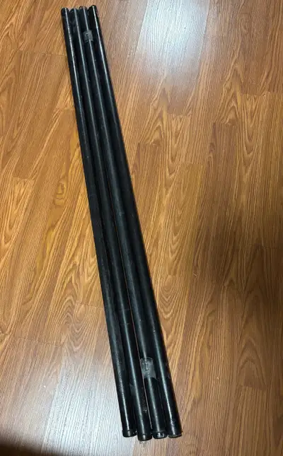 Cleaning out the garage. These are two pairs of Yakima 48" round bars, perfect for securely mounting...