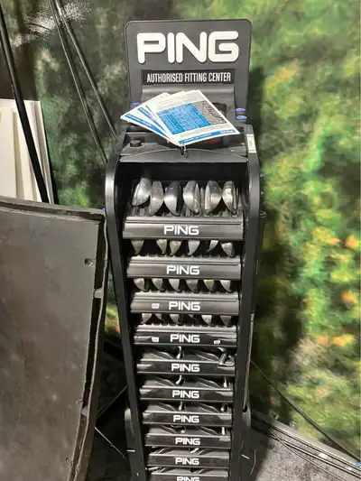 PING GOLF FITTING CART - 37 HEADS / 27 SHAFTS / WRENCH / CHARTS, View more