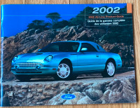 2002 FORD FULL LINE AUTO BROCHURE FOR SALE